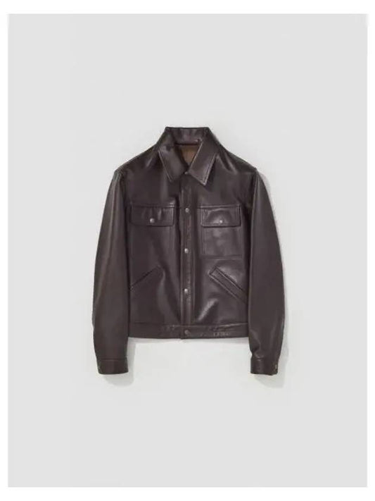 Men s leather jacket LT117 LL207 BR440 1225070 - LEMAIRE - BALAAN 1
