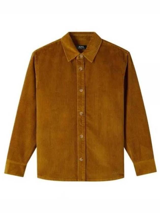 Bobby Corduroy Long Sleeve Shirt - A.P.C. - BALAAN 2