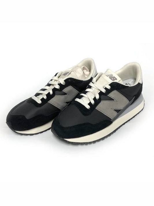 237 Suede Low Top Sneakers Black - NEW BALANCE - BALAAN 2