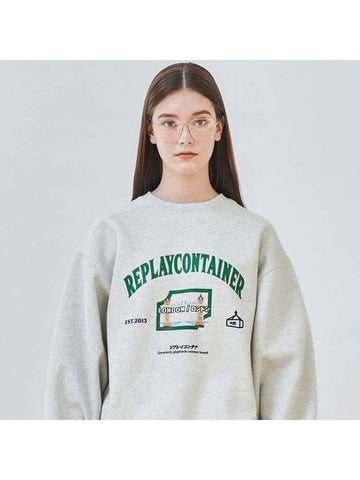 RC city crewneck LONDON oatmeal - REPLAYCONTAINER - BALAAN 1