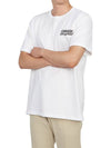 Men's Logo Embroidery Short Sleeve T-Shirt White - ALEXANDER MCQUEEN - BALAAN 6