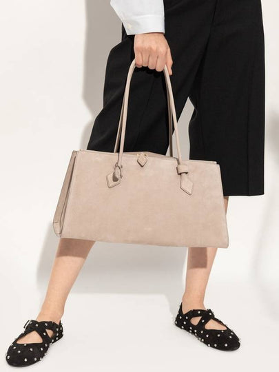 Alaïa Shoulder Bag Le Teckel Tote, Women's, Beige - ALAIA - BALAAN 2