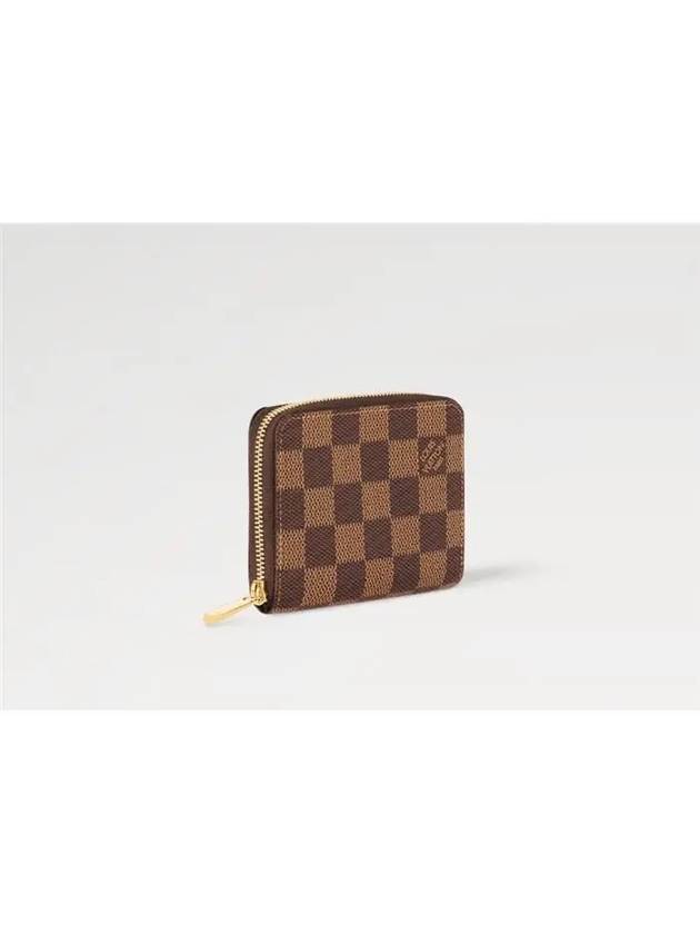 Damier Zippy Coin Purse Brown - LOUIS VUITTON - BALAAN 4