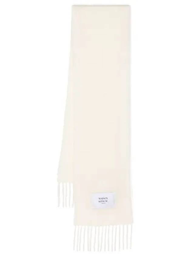 Baby Alpaca Muffler Milk - MAISON KITSUNE - BALAAN 3