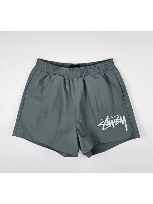 Graffiti Shorts Charcoal - STUSSY - BALAAN 2