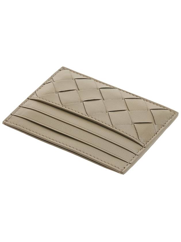 Intrecciato Leather Card Wallet Taupe - BOTTEGA VENETA - BALAAN 5