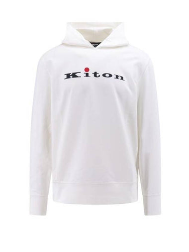 24SS Hooded Sweatshirt UMK037801 BIANCO White - KITON - BALAAN 1