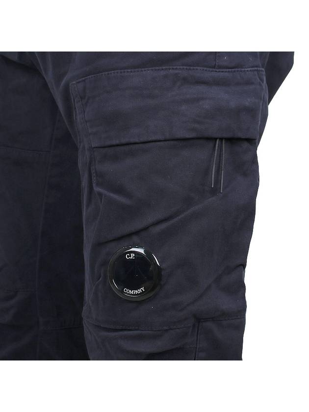 Stretch Sateen Ergonomic Lens Cargo Straight Pants Navy - CP COMPANY - BALAAN 6