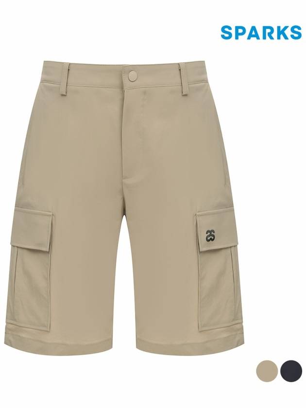 Men s Cargo Pocket Shorts Pants SO2MPS034 - SPARKS - BALAAN 1