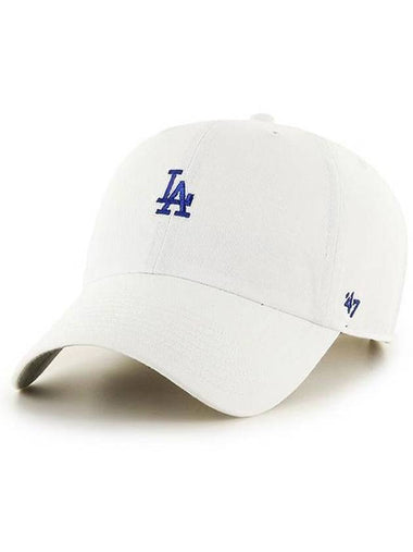 MLB hat baseball cap LA small logo ball white blue - 47BRAND - BALAAN 1