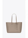 East West Shopper Tote Bag Brown - SAINT LAURENT - BALAAN 2