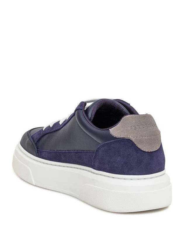 Salvatore Ferragamo Low Sneaker With Gancini - SALVATORE FERRAGAMO - BALAAN 3