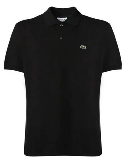 Men's Logo Classic Fit Cotton Short Sleeve Polo Shirt Navy - LACOSTE - BALAAN 2