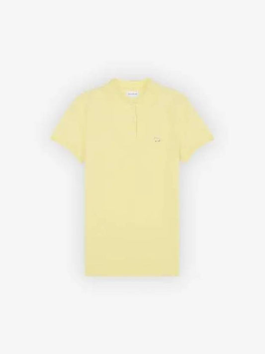 Baby Fox Patch Regular Polo Shirt Yellow - MAISON KITSUNE - BALAAN 2