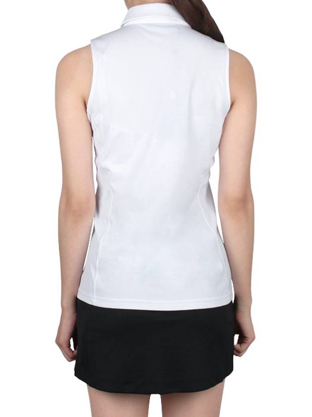 Women's Denny Sleeveless Piketty White GWJT06820 0000 WHITE - J.LINDEBERG - BALAAN 6