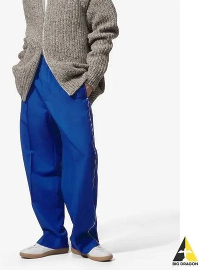 Interlocking G Wool Mohair Track Pants Blue - GUCCI - BALAAN 2