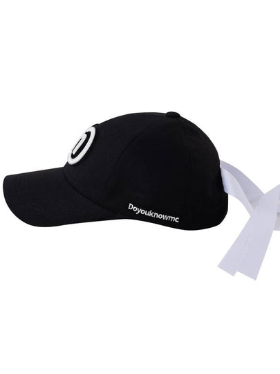 Golf Ribbon Decoration Big Logo Black White Ball Cap DO6212AC80-5 - DOYOUKNOWMC GOLF WEAR - BALAAN 2