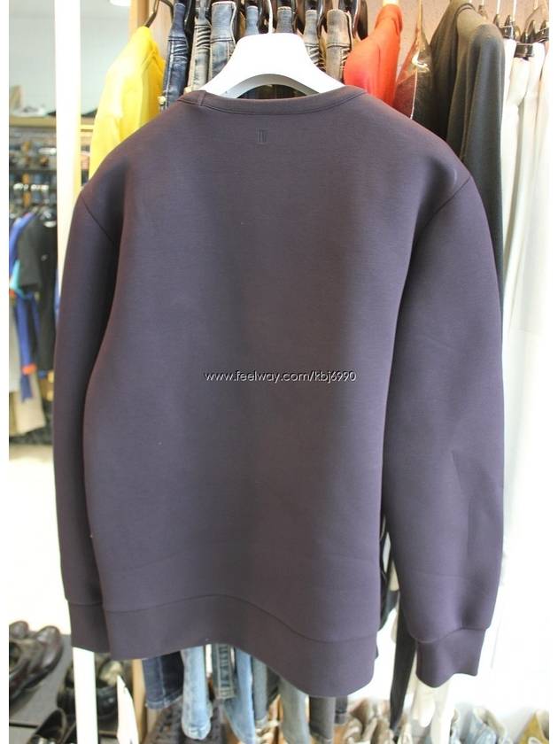 Men's zipper neckline side zipper neoprene sweatshirt PBJS06A3557 415 - NEIL BARRETT - BALAAN 3