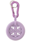 Puffed Up Logo Key Holder Purple - TORY BURCH - BALAAN 2