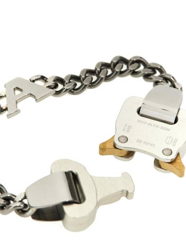 Charm Buckle Chain Bracelet Silver - 1017 ALYX 9SM - BALAAN 4