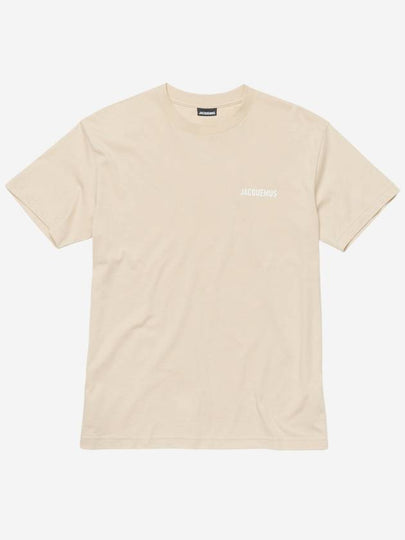 Le Logo Short Sleeve T-Shirt Light Beige - JACQUEMUS - BALAAN 2