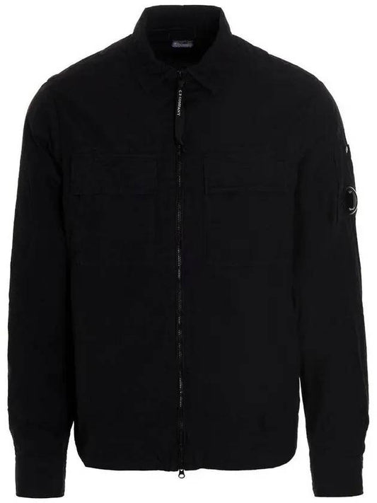 Taillon Wappen Zip-Up Jacket Navy - CP COMPANY - BALAAN 1