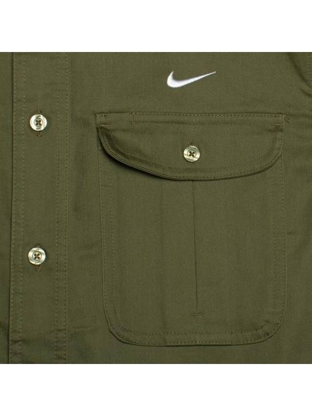 SB Tanglin Skate Long-Sleeve Shirt Olive - NIKE - BALAAN 3