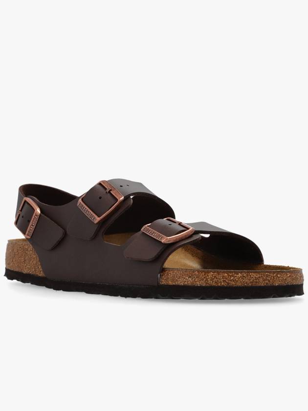 Birkenstock ‘Milano BS’ Sandals, Men's, Brown - BIRKENSTOCK - BALAAN 4