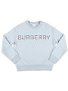 Junior Knit Sweatshirt 8047903A2165 Celeste - BURBERRY - BALAAN 1