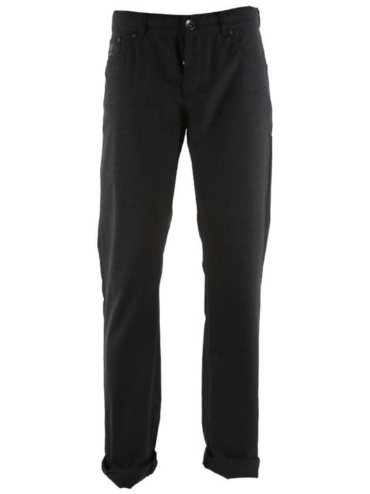 Classic Wool Straight Pants Grey - BRUNELLO CUCINELLI - BALAAN 1