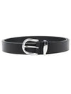 Zad Leather Belt Black - ISABEL MARANT - BALAAN 2