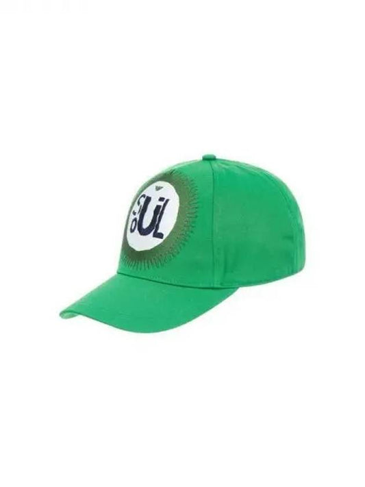 Men s Embroidered Logo Cotton Baseball Cap Green 271493 - EMPORIO ARMANI - BALAAN 1