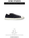 Vintage Canvas Low Top Sneakers Black - ACNE STUDIOS - BALAAN 3