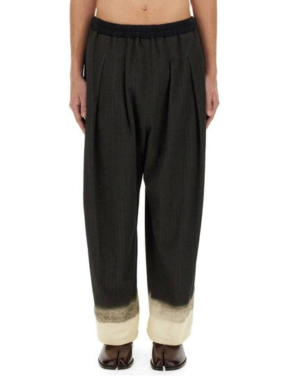 Heritage Pin Straight Print Straight Pants Dark Gray - MAISON MARGIELA - BALAAN 2