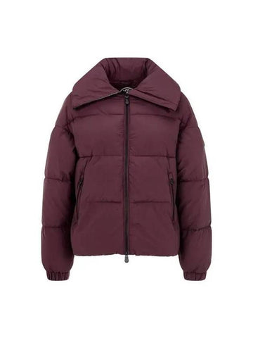 HINA short padded jacket burgundy - SAVE THE DUCK - BALAAN 1