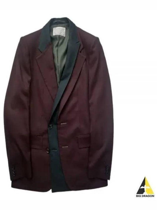 23WCM J06103 B Jacket Dark bordeaux - KOLOR - BALAAN 1