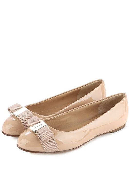 Women’s Varina Bellet Flats Brown - SALVATORE FERRAGAMO - BALAAN 2