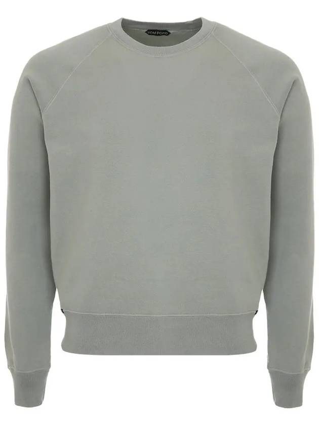 Cotton Sweatshirt Grey - TOM FORD - BALAAN 3