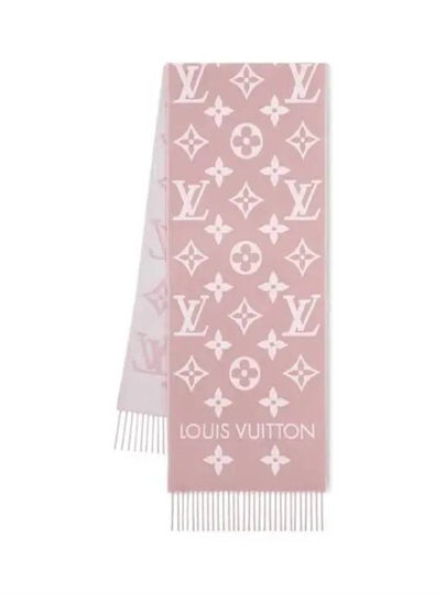 LV Essential Wool Scarf Beige Rose - LOUIS VUITTON - BALAAN 2