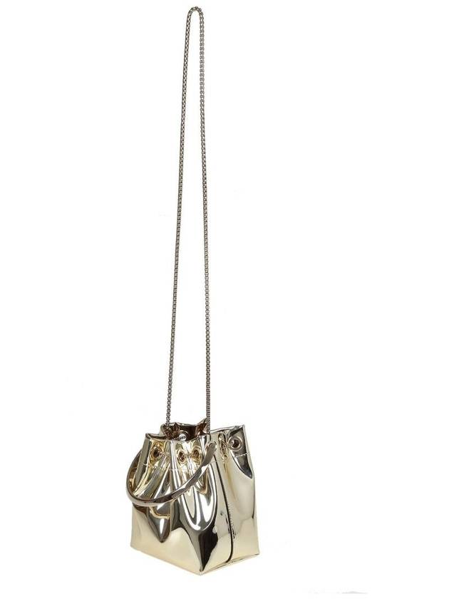 Jimmy Choo Metallic Leather Bucket - JIMMY CHOO - BALAAN 3