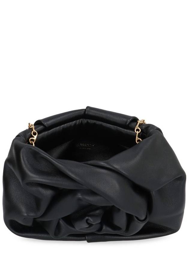 Rose Chain Clutch Bag Black - BURBERRY - BALAAN 6