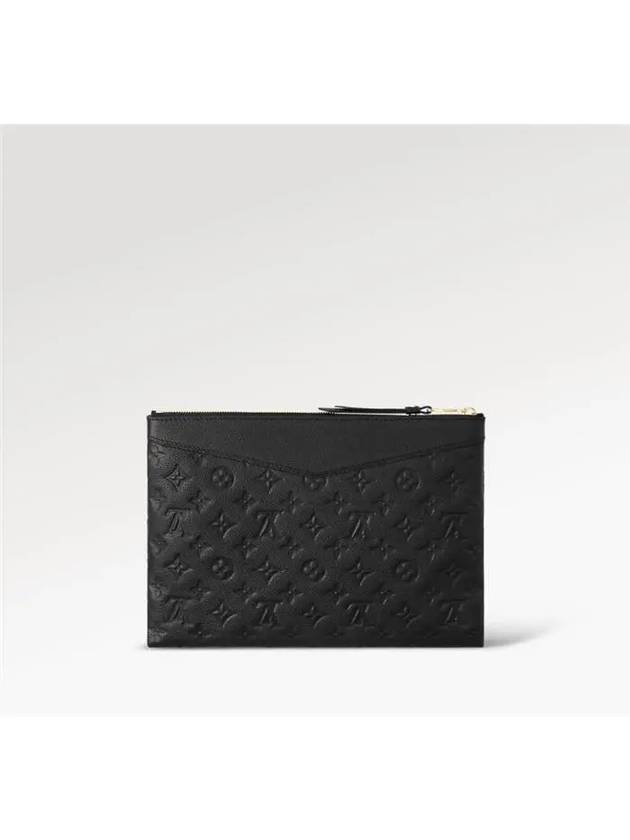 Monogram Daily Empreinte Pouch Bag Black - LOUIS VUITTON - BALAAN 7