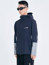 Unisex ATY Nylon Wind Shell Hooded Jumper Navy Graphite SDKIISD231115WB001 - SALONDEKII SDLABEL - BALAAN 4