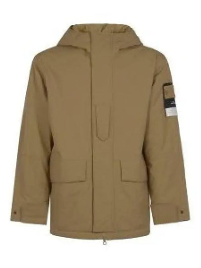 Ghost Piece Nylon Hooded Jacket Beige - STONE ISLAND - BALAAN 2