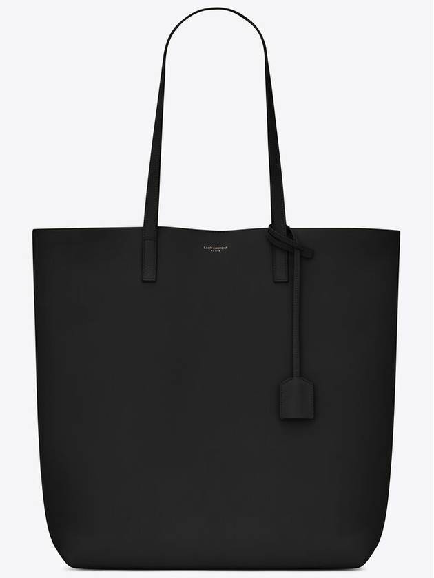 North South Shopping Tote Bag Black - SAINT LAURENT - BALAAN 3