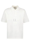 Men's Cotton Polo Shirt White - BURBERRY - BALAAN 2