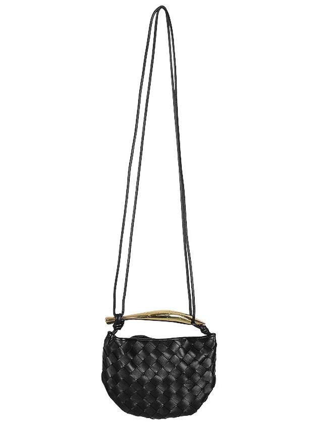 Sardin Intrecciato Mini Tote Bag Black - BOTTEGA VENETA - BALAAN 4