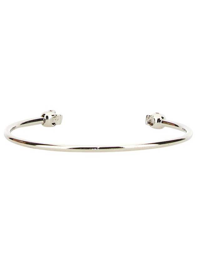 Women's Twin Skull Bracelet Silver - ALEXANDER MCQUEEN - BALAAN 9