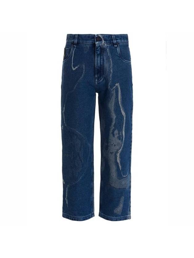 Moonlight Denim Straight Jeans - FENDI - BALAAN.