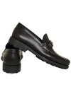 Men's David Gancini Loafers Black - SALVATORE FERRAGAMO - BALAAN 3